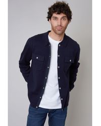 Threadbare - 'Roxton' Luxe Long Sleeve Knitted Shirt - Lyst