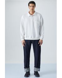 Grimelange - Polo Collar Button Sweatshirt - Lyst