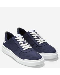 Cole Haan - Grandpro Rally Ca Cotton Blend Marine Optic Sneakers - Lyst