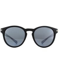 Polaroid - Round Matte Mirror Polarized Sunglasses - Lyst