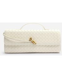 Where's That From - Wheres Petal Envelope Style Woven Clutch Bag - Lyst