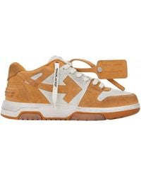 Off-White c/o Virgil Abloh - Off- Out Of Office Vintage Suede Leather Sneakers - Lyst