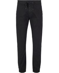 HUGO - Davidon224D Solid Patterned Slim Joggers - Lyst
