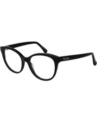 Max Mara - Accessoires ,Zwart ,Rond Acetaat Montuur - Lyst