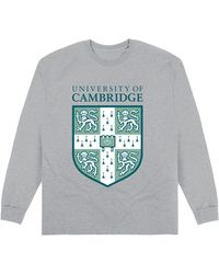 Park Fields - University Of Cambridge Shield Heather Sweatshirt - Lyst
