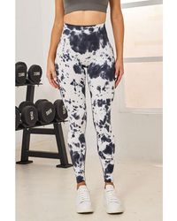 Everyday the Label - Damen Batik Hohe Taille Aktive Leggings - Lyst