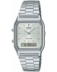 G-Shock - Collection Vintage Watch Aq-230A-7Amqyes Stainless Steel - Lyst