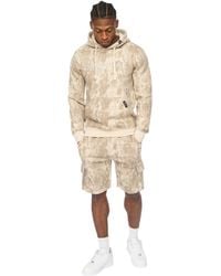 Crosshatch - Bardon Camo Cargo Shorts (Light Stone Camo) - Lyst