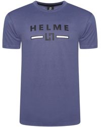 Helm - Short Sleeve T-Shirt 100% Cotton Crew Neck - Lyst