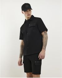 River Island - Regular Fit Premium Short Sleeve Shirt Cotton - Lyst