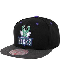 Mitchell & Ness - Nba Milwaukee Bucks Xl Iridescent Cap - Lyst