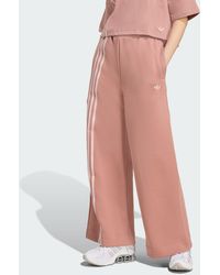 adidas - Off Placed 3-Stripes Wide Pant - Lyst