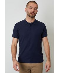 Threadbare - Cotton Pique Short Sleeve Polo Shirt - Lyst