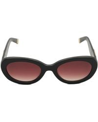 Dune - Glee Oval Frame Tortoiseshell Sunglasses - Lyst