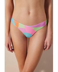 Penti - Low-Waist Geometric Brazilian Bikini Bottoms - Lyst