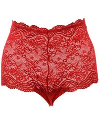 Kisses&Love - String Thong With High Waist Lace 21686 - Lyst