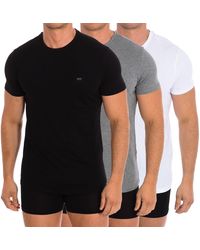 DIESEL - Pack-3 Short-Sleeved T-Shirts Cotton 00Spdg-0Liad - Lyst
