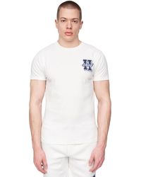 Henleys - Aitchen Logo T-Shirt (Off) Cotton - Lyst