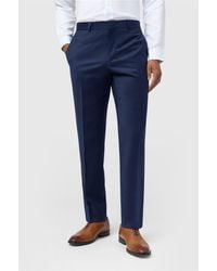 Ted Baker - Flat Fronted Slim Fit Suit Trousers - Lyst