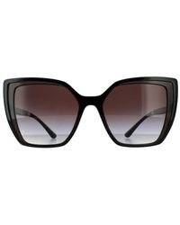 Dolce & Gabbana - Square On Transparent Dark Gradient Sunglasses - Lyst