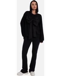 Gini London - Bow Front Oversized Jumper Top - Lyst