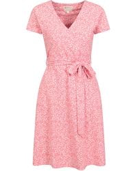 Mountain Warehouse - 'Santorini' Jersey Wrap Dress With Pockets Summer Comfy Outfit Cotton - Lyst