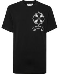 Philipp Plein - Round Neck T-Shirt Puffy Chrome Crest - Lyst