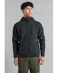 Kensington Eastside - Zip-Through Hooded Fleece With Sherpa Lining - Lyst