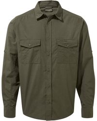 Craghoppers - Kiwi Long-Sleeved Shirt (Woodland) - Lyst