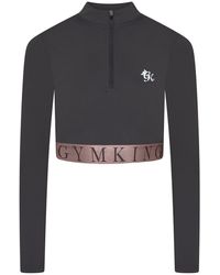 Gym King - Impact Zip Crop Top - Lyst
