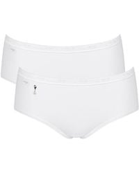Sloggi - Basic+ Midi 2 Pack Briefs - Lyst