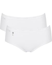 Sloggi - Basic+ Midi 2 Pack Briefs - Lyst