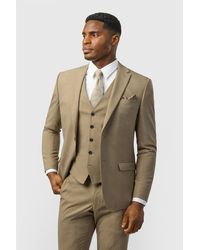 Limehaus - Single Breasted Two Button Slim Fit Suit Jacket - Lyst