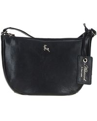 Ashwood Leather - 'Naomi' Real Compact Crossbody Bag - Lyst