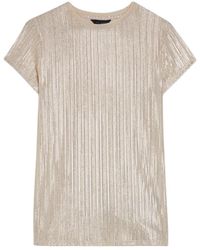 Ted Baker - Katrino Metallic Short Sleeve Crew Neck T-Shirt - Lyst