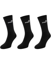 PUMA - 3-Pack Elements Crew Socks - Lyst