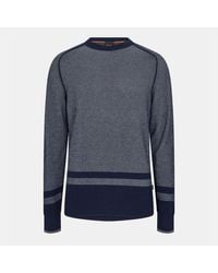 BOSS - Crew Neck Long Sleeve Regular Fit Sweater - Lyst