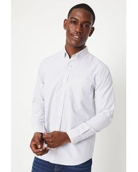 MAINE - Tattersal Long Sleeve Check Shirt - Lyst