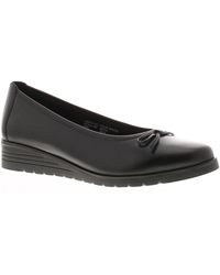 Comfisole - Wedge Shoes Dart Leather Slip On - Lyst