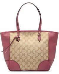 Gucci - Pre-Owned Gg Canvas Bree Tote - Lyst