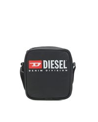 DIESEL - Accessories Rinkee Logo Print Crossbody Bag In Black - Lyst