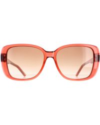 Ted Baker - Tb1640 Margo 220 Roze Bruin Gradiënt Zonnebril - Lyst