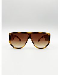 SVNX - Oversized Flat Top Spotty Sunglasses - Lyst