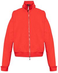 DSquared² - Logo Tape Track Jacket Cotton - Lyst