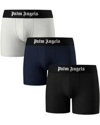 Palm Angels - Tri-Pack Assorted Colours Long Trunk Boxer Shorts - Lyst