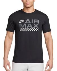 Nike - Air Max T Shirts Short Sleeve Crew Neck Regular Fit Casual Graphic Tee - Lyst