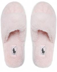 Ralph Lauren - Fur Slide Slippers - Lyst