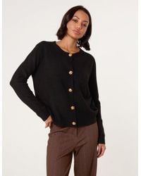 Blue Vanilla - Flower Buttons Cardigan - Lyst