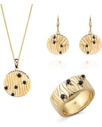 Orphelia - 'Babette' 925 Sterling Set: Necklace + Earrings + Ring - Lyst