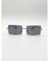 SVNX - Frameless Square Sunglasses - Lyst